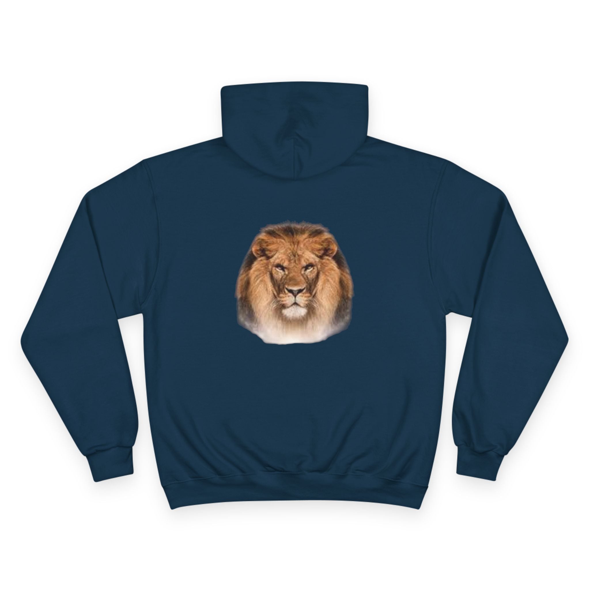 Lion Squad Hoodie — Lion Face Graphic Champion Hoodie