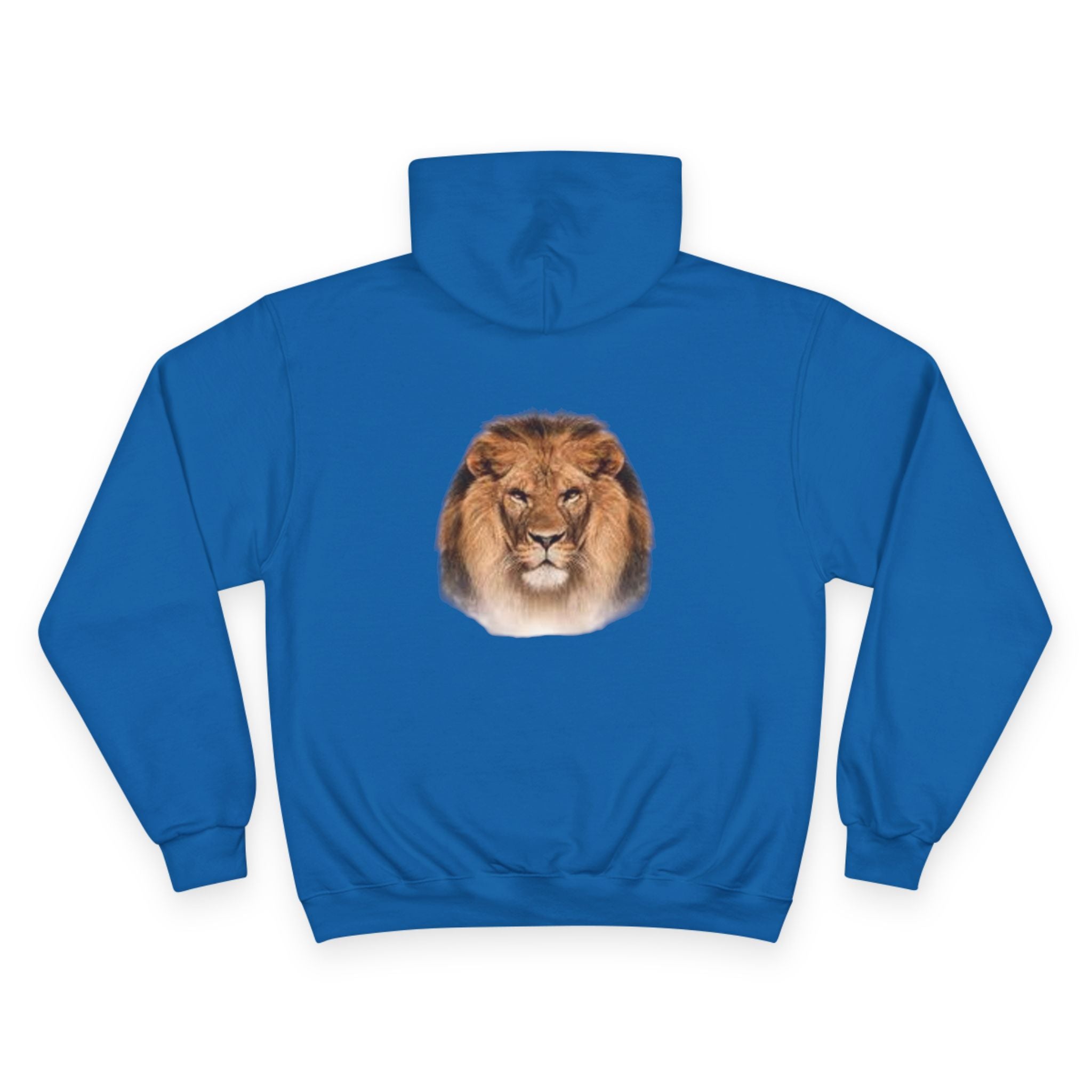 Lion Squad Hoodie — Lion Face Graphic Champion Hoodie